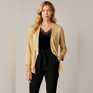 Chic Beige Women's Cardigan